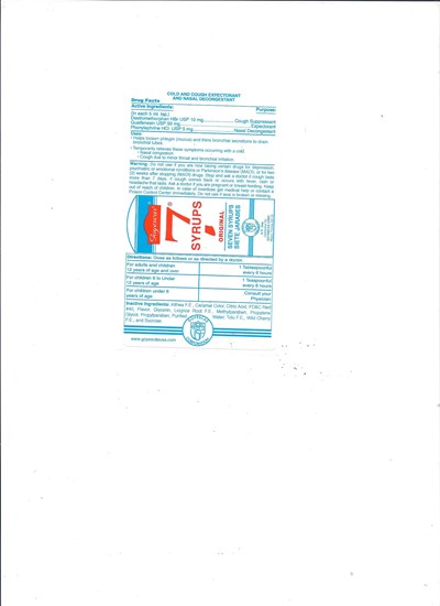 11856-0001 (7 Syrups Original Label 6 Oz 001)